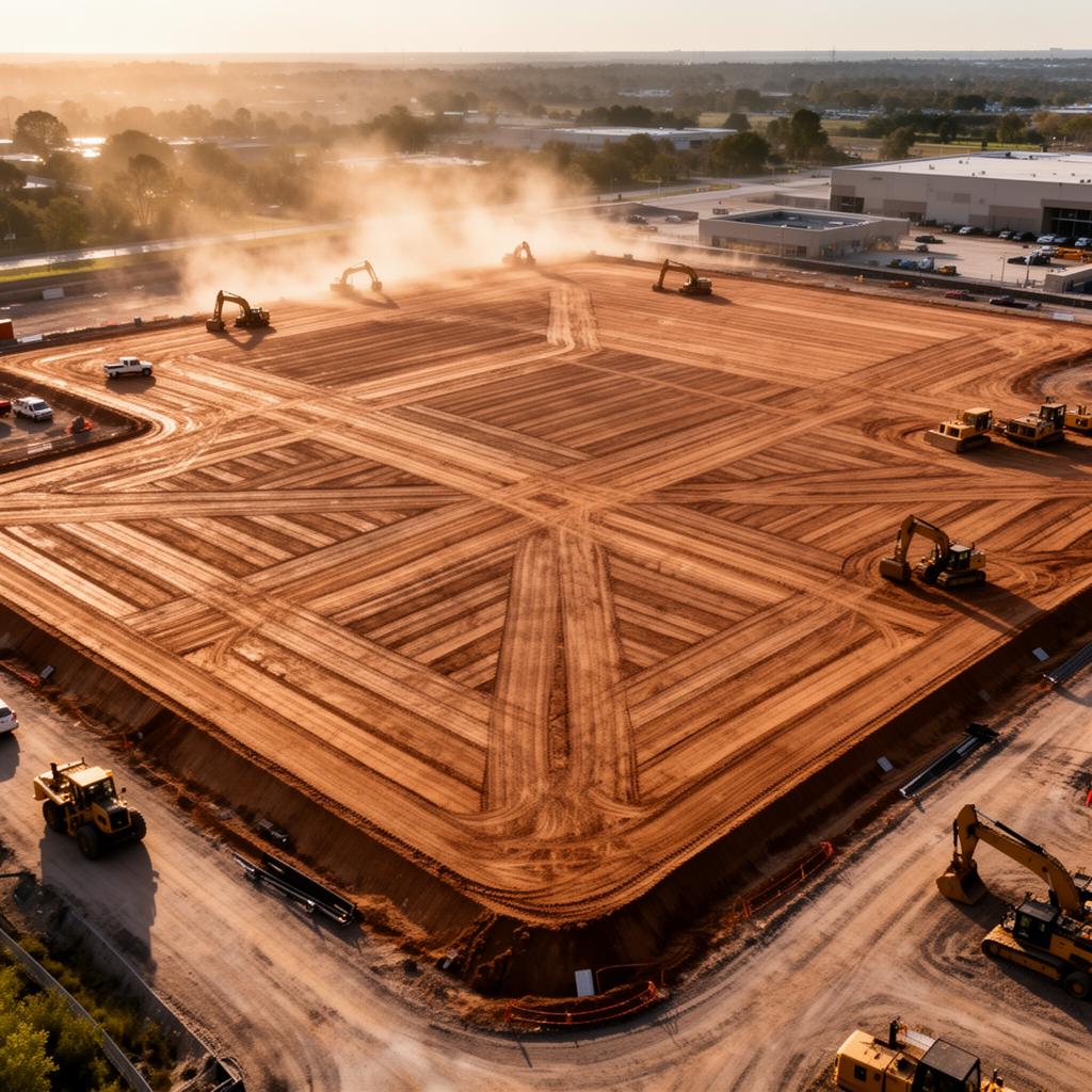 Commercial site work project