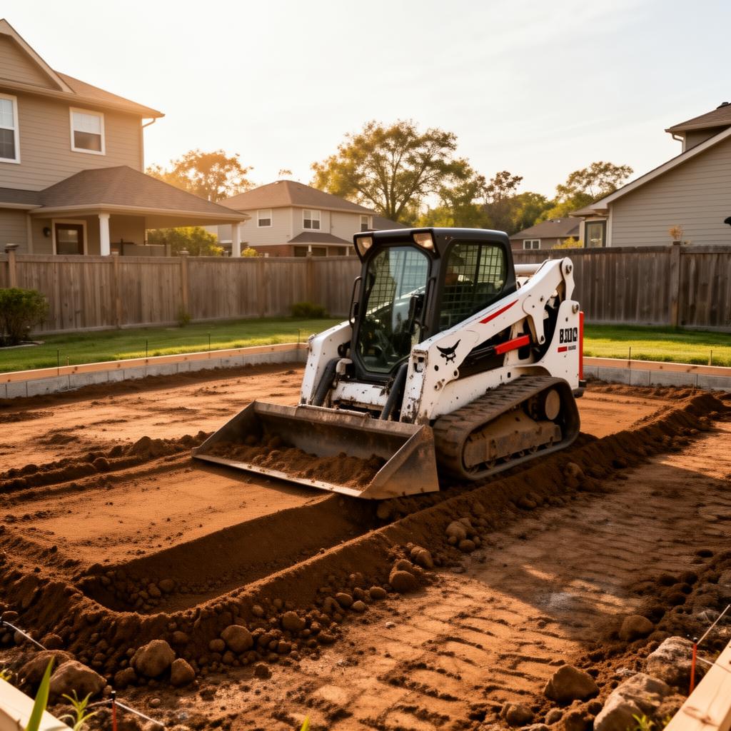 Residential grading project